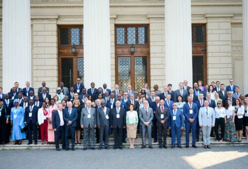 Photo officielle du séminaire professionnel de l'Aisccuf qui s'est tenu en juillet 2023 à Bucarest, en Roumanie