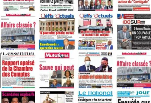 Retombées presse rapports Covid Cameroun