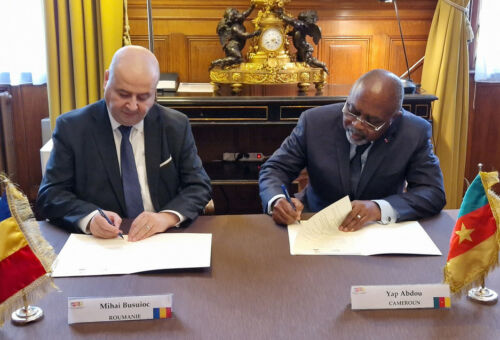 Signature de l'accord bilatéral entre les ISC de Roumanie et du Cameroun
