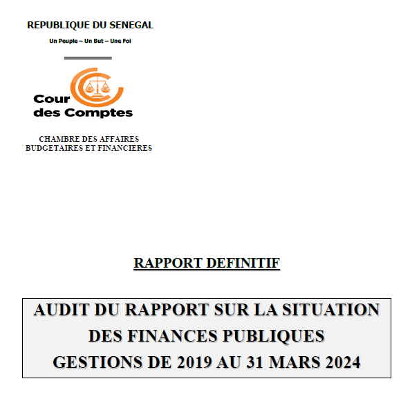 ISC Sénégal audit finances publiques