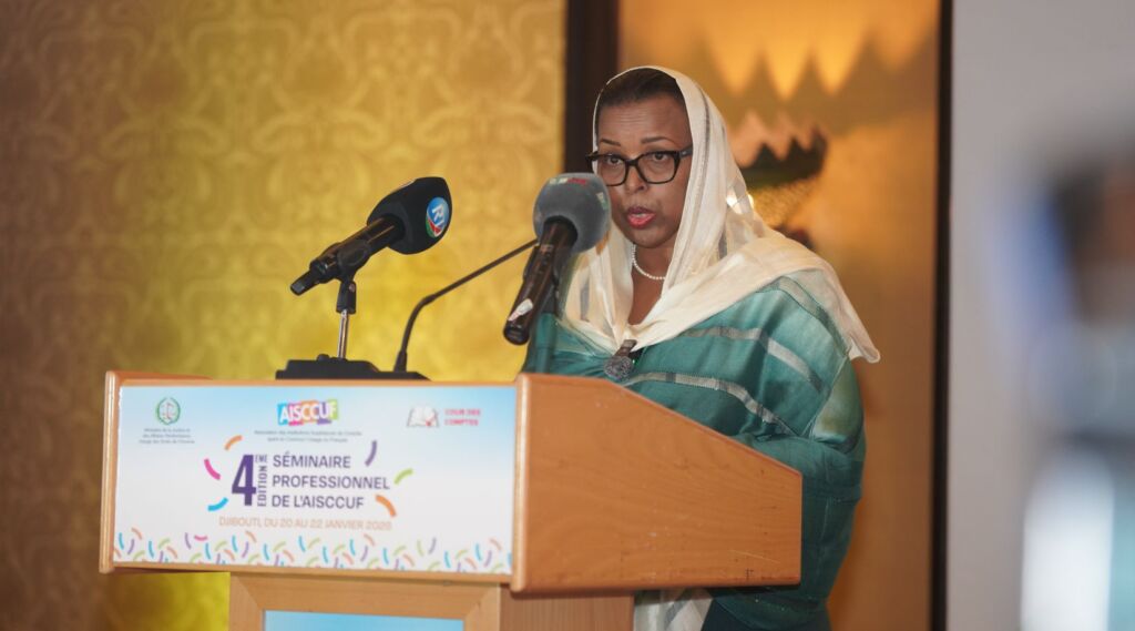 Ismahane Mahamoud Ibrahim, Première présidente de la Cour des comptes de Djibouti et présidente de l'Aisccuf